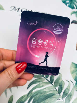 [감량공식] 다이어트 건강기능식품 — 5점을 준 리뷰어가 2019년 12월 올린 사용 사진