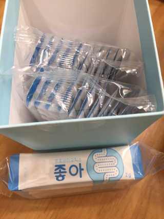 메이준뉴트리 모유유래 유산균 장좋아 2gx30포 — 5점을 준 리뷰어가 2020년 2월 올린 사용 사진