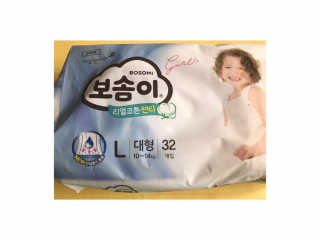 보솜이 리얼코튼 팬티형 — 5점을 준 리뷰어가 2019년 3월 올린 사용 사진
