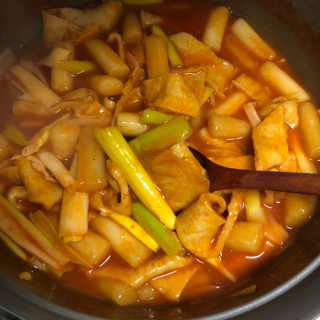 홍대미미네국물떡볶이 [홍대미미네]오리지널 국물 떡볶이4팩 + 라면사리 — 4점을 준 리뷰어가 2019년 4월 올린 사용 사진