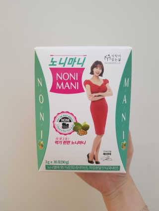 정찬우 꽐라만시 [띵보몰]건강환 습관 노니마니 스틱 1Box — 4점을 준 리뷰어가 2019년 6월 올린 사용 사진