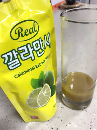 장수농가 리얼깔라만시 — 4.67점을 준 리뷰어가 2018년 4월 올린 사용 사진