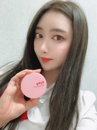 미팩토리 뿌숭뿌숭팩트 + 퍼프 2개 추가 증정 — 5점을 준 리뷰어가 2019년 8월 올린 사용 사진