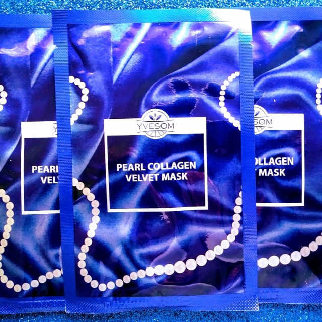 Pearl Collagen Velvet Mask 1 BOX by YVESOM 리뷰 사진