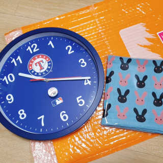 MLB WATCH n LEISURE MLB  아날로그 디자인 벽시계 8종 — 5점을 준 리뷰어가 2019년 12월 올린 사용 사진
