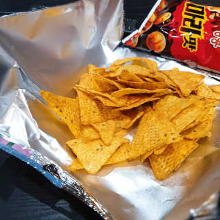 오징어땅콩,도도한나쵸 오징어땅콩 마라맛, 도도한나쵸 마라맛 — 5점을 준 리뷰어가 2019년 8월 올린 사용 사진
