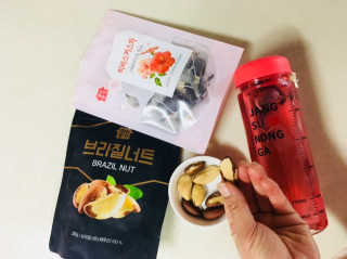 장수농가 브라질너트, 히비스커스 — 5점을 준 리뷰어가 2018년 7월 올린 사용 사진