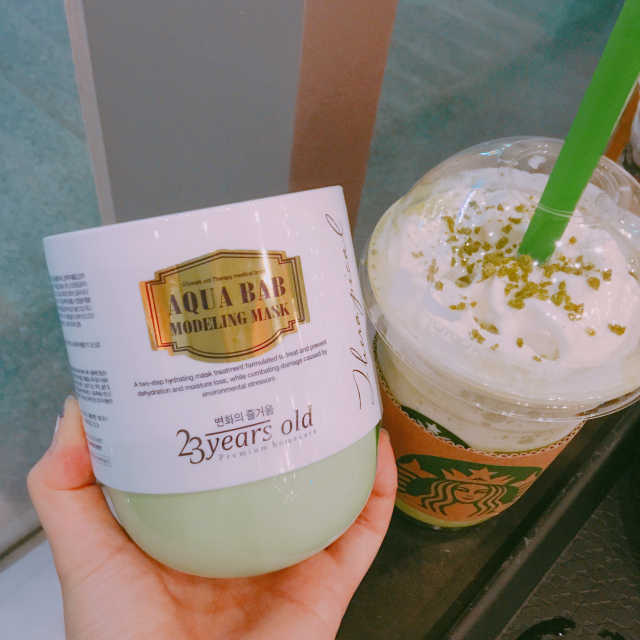 아쿠아밥 모델링 마스크 리뷰 사진