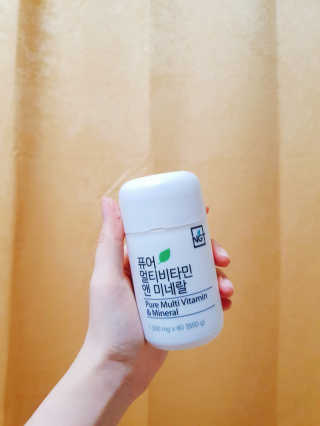 네츄럴굿띵스 퓨어 멀티비타민 앤 미네랄 30일분 — 5점을 준 리뷰어가 2018년 6월 올린 사용 사진