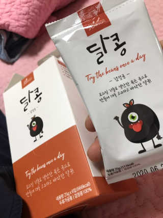 [정선드림] 착한 먹거리 달콩 검정콩 1set — 4점을 준 리뷰어가 2019년 6월 올린 사용 사진
