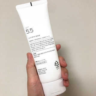 포므시 스노우화이트클렌징폼pH5.5 — 4.5점을 준 리뷰어가 2019년 5월 올린 사용 사진