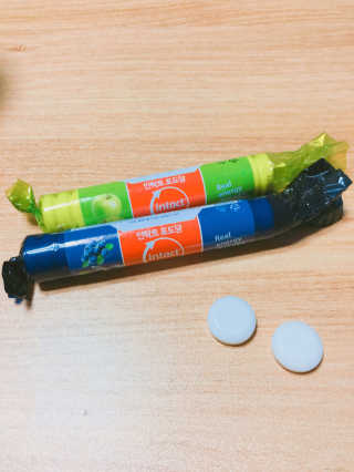 메디미 인탁트 포도당 4가지맛 — 3.5점을 준 리뷰어가 2017년 1월 올린 사용 사진