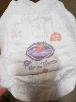 네추럴블라썸 NATURAL BLOSSOM 슈퍼 얇은 바지 기저귀 — 5점을 준 리뷰어가 2018년 8월 올린 사용 사진