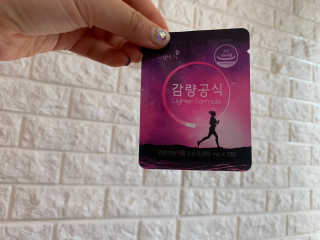 [감량공식] 다이어트 건강기능식품 — 5점을 준 리뷰어가 2019년 12월 올린 사용 사진