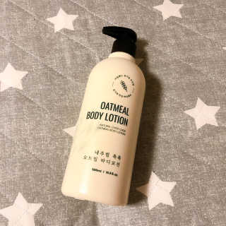 (주)에네스티 내추럴 촉촉  오트밀 바디로션 500ml — 5점을 준 리뷰어가 2019년 9월 올린 사용 사진