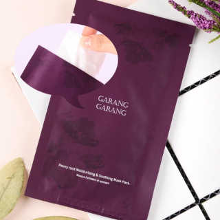 GARANG GARANG 피오니 룻 모이스처라이징 앤 수딩 마스크팩 — 5점을 준 리뷰어가 2019년 8월 올린 사용 사진