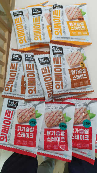 랭킹닭컴 잇메이트 닭가슴살 스테이크 혼합 1kg — 5점을 준 리뷰어가 2019년 12월 올린 사용 사진