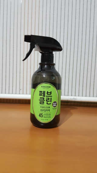 더블유드레스룸 페브클린 500ml — 5점을 준 리뷰어가 2018년 8월 올린 사용 사진
