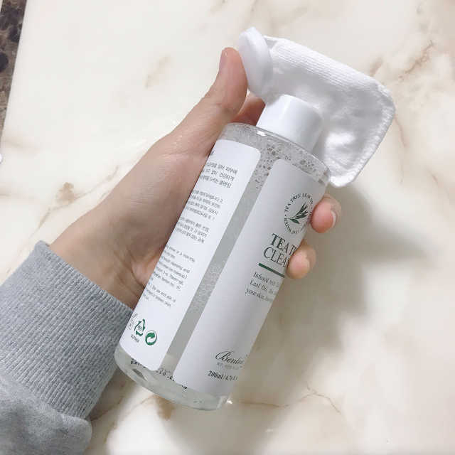 티트리 클렌징 워터 리뷰 사진