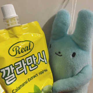 장수농가 리얼깔라만시 — 3.67점을 준 리뷰어가 2018년 4월 올린 사용 사진
