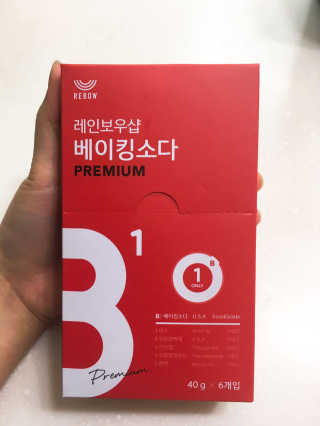레인보우샵 올인원세탁세제,베이킹소다 스틱포6개입+세탁조클리너 — 4.5점을 준 리뷰어가 2018년 3월 올린 사용 사진