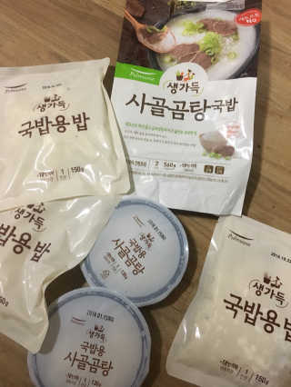 [풀무원] 사골곰탕국밥 황태해장국밥 — 4.83점을 준 리뷰어가 2018년 6월 올린 사용 사진
