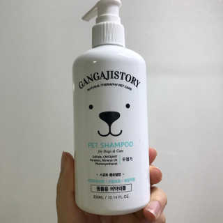 강아지스토리 펫샴푸 300ml — 4.5점을 준 리뷰어가 2019년 3월 올린 사용 사진
