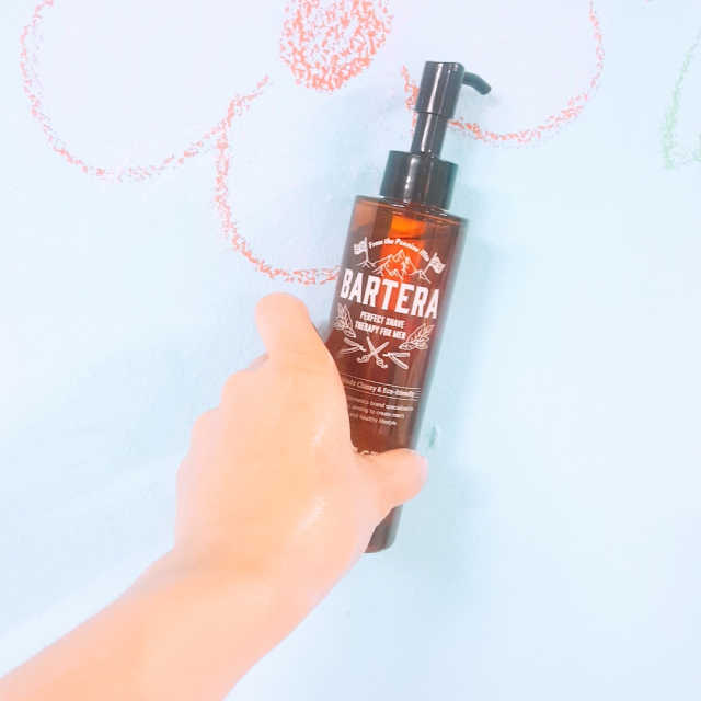 바르테라 저자극 쉐이빙 포밍 오일 리뷰 사진