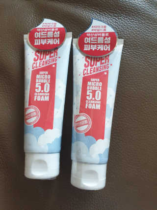 미팩토리 슈퍼 마이크로 버블 5.0 클렌징 폼 X 2EA — 4점을 준 리뷰어가 2019년 5월 올린 사용 사진