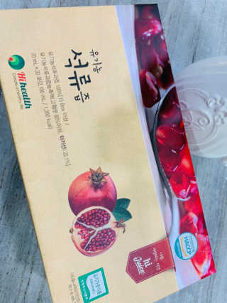 [하이헬스] 정말 진하고 맛있는 유기농 석류즙 30포 — 4점을 준 리뷰어가 2019년 11월 올린 사용 사진