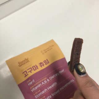 푸디웜 주식회사 [푸디웜] 강아지 저알러지 수제간식 4종세트 — 5점을 준 리뷰어가 2018년 12월 올린 사용 사진