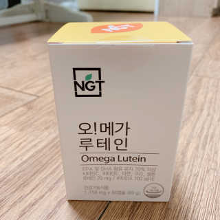네츄럴굿띵스 오!메가루테인 60일분 — 5점을 준 리뷰어가 2019년 8월 올린 사용 사진