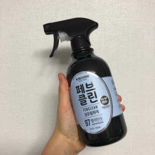 더블유드레스룸 페브클린 500ml — 4점을 준 리뷰어가 2018년 11월 올린 사용 사진