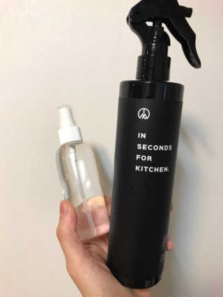 PEACE MOMENT 피스모먼트 인세컨즈포키친 320mL 천연살균소독제 — 4.5점을 준 리뷰어가 2019년 2월 올린 사용 사진