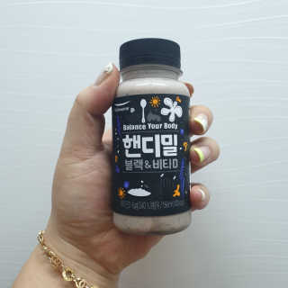 [풀무원] 핸디밀 블랙비타D + 스무디랩 피치비타C — 5점을 준 리뷰어가 2019년 8월 올린 사용 사진