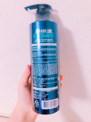 다슈코리아 다슈 데일리 단백질 한방 두피 골드 샴푸 500ml — 4.5점을 준 리뷰어가 2019년 11월 올린 사용 사진