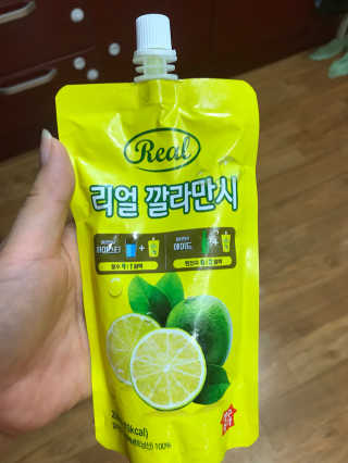 장수농가 리얼깔라만시 — 4.83점을 준 리뷰어가 2018년 6월 올린 사용 사진