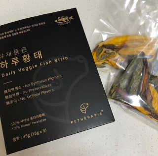 펫테라피 플레이트 야채품은 하루황태 — 4점을 준 리뷰어가 2019년 12월 올린 사용 사진