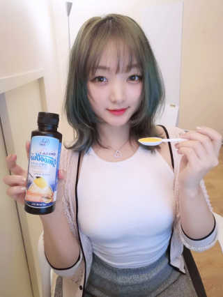 오메가-3스무디 [오메가스무디] 짜먹는 오메가3 DHA 임산부 어린이 — 5점을 준 리뷰어가 2019년 2월 올린 사용 사진
