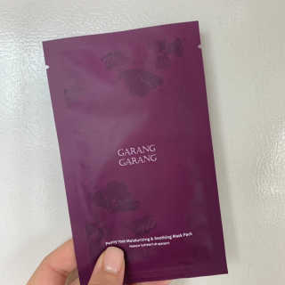 GARANG GARANG 피오니 룻 모이스처라이징 앤 수딩 마스크팩 — 3.5점을 준 리뷰어가 2019년 8월 올린 사용 사진