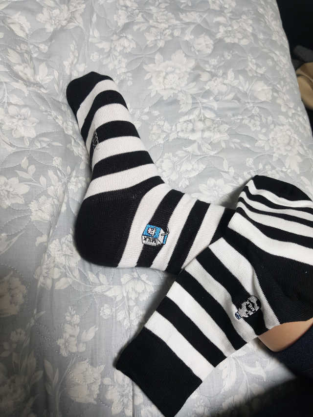 스누지 자수양말(EMBROIDERY SOCKS) 리뷰 사진