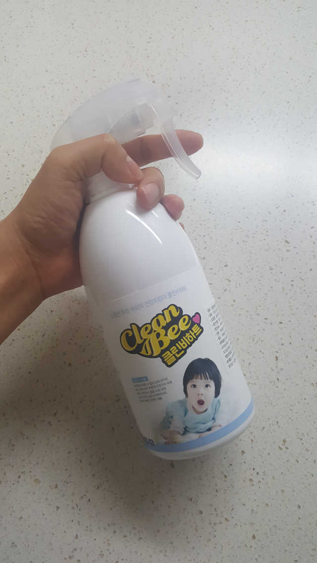 유아전용 탈취살균수 클린비하트 리뷰 사진