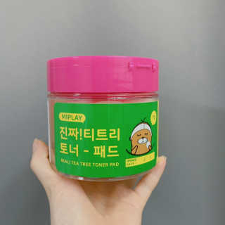 미플레이 진짜 티트리 토너 패드 — 4.33점을 준 리뷰어가 2018년 11월 올린 사용 사진