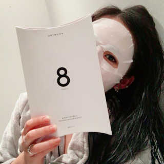 누메로 8 클리어링 모이스처 마스크팩 — 4점을 준 리뷰어가 2016년 12월 올린 사용 사진