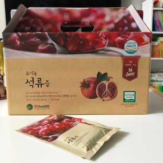[하이헬스] 정말 진하고 맛있는 유기농 석류즙 30포 — 5점을 준 리뷰어가 2019년 11월 올린 사용 사진