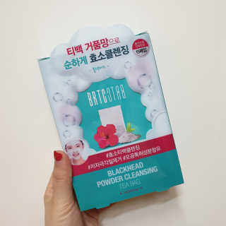 비알티씨 V10 파우더 클렌징 티백 2종 — 5점을 준 리뷰어가 2019년 2월 올린 사용 사진