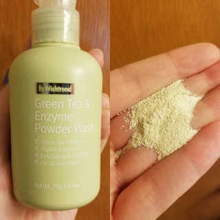 바이 위시트랜드 Green Tea Powder Wash — 4.33점을 준 리뷰어가 2018년 1월 올린 사용 사진