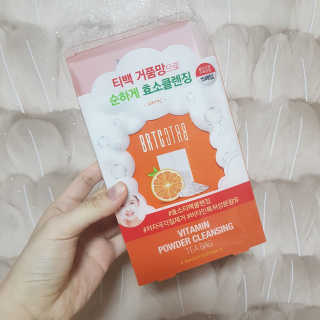 비알티씨 V10 파우더 클렌징 티백 2종 — 4점을 준 리뷰어가 2019년 2월 올린 사용 사진