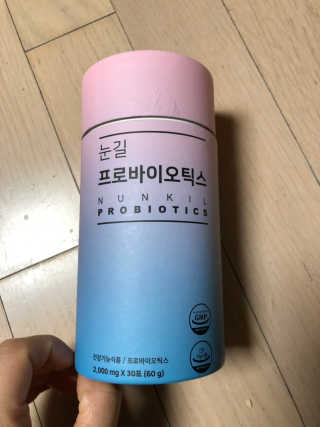 눈길 프로바이오틱스 눈길 콜라겐 프로바이오틱스 — 5점을 준 리뷰어가 2019년 11월 올린 사용 사진