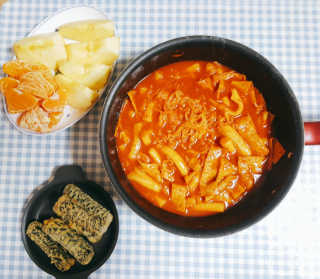 화곡미담 옛날 떡볶이 — 4점을 준 리뷰어가 2020년 3월 올린 사용 사진